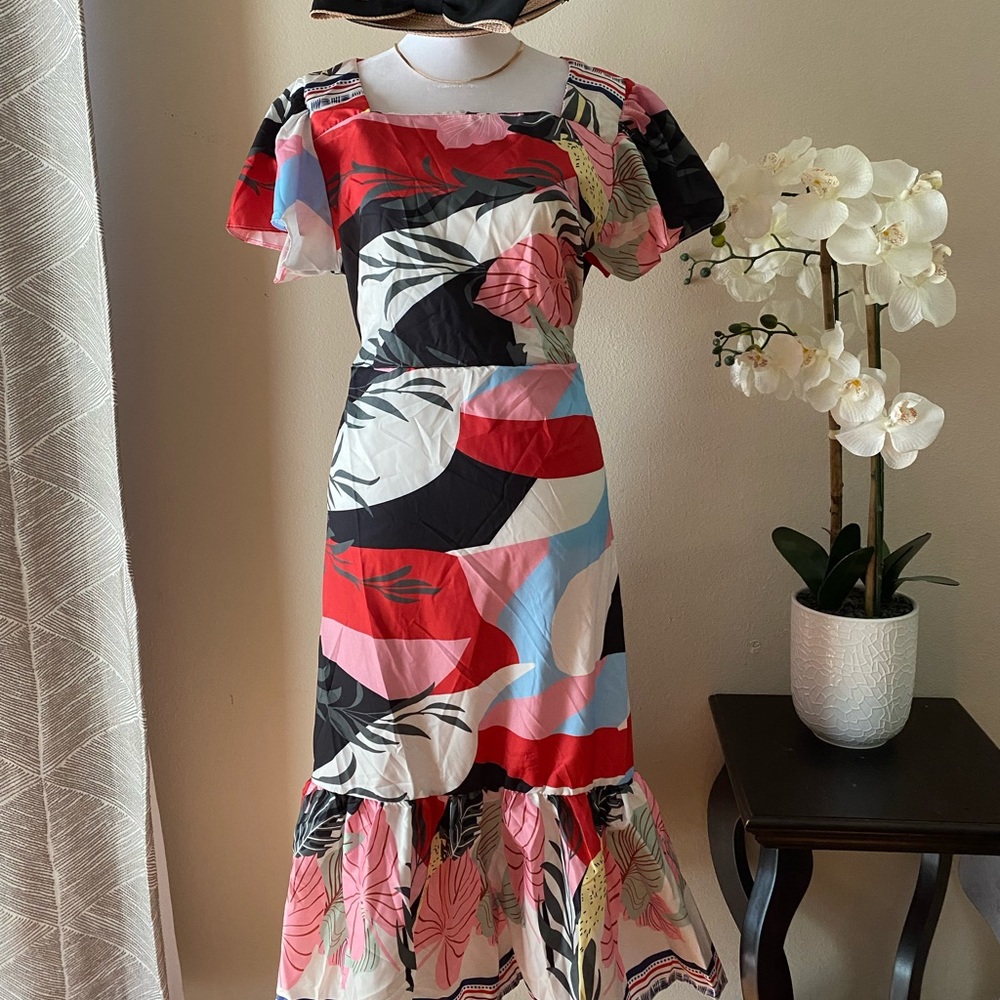 Mermaid inspired dress - Multicolored / New WOT ✔️